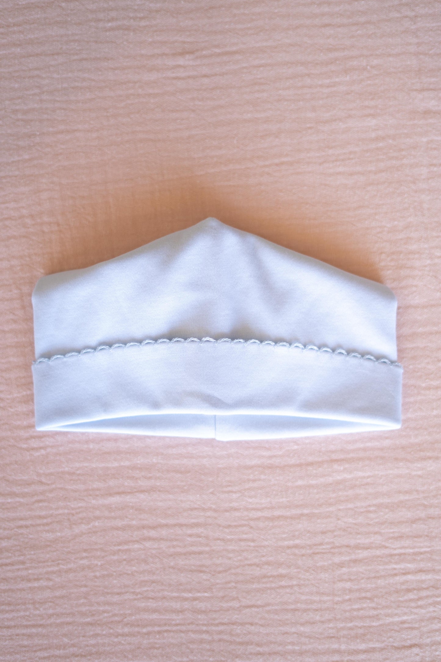 Premium Pima Cotton Blue Babyrow & Hat: Preemie