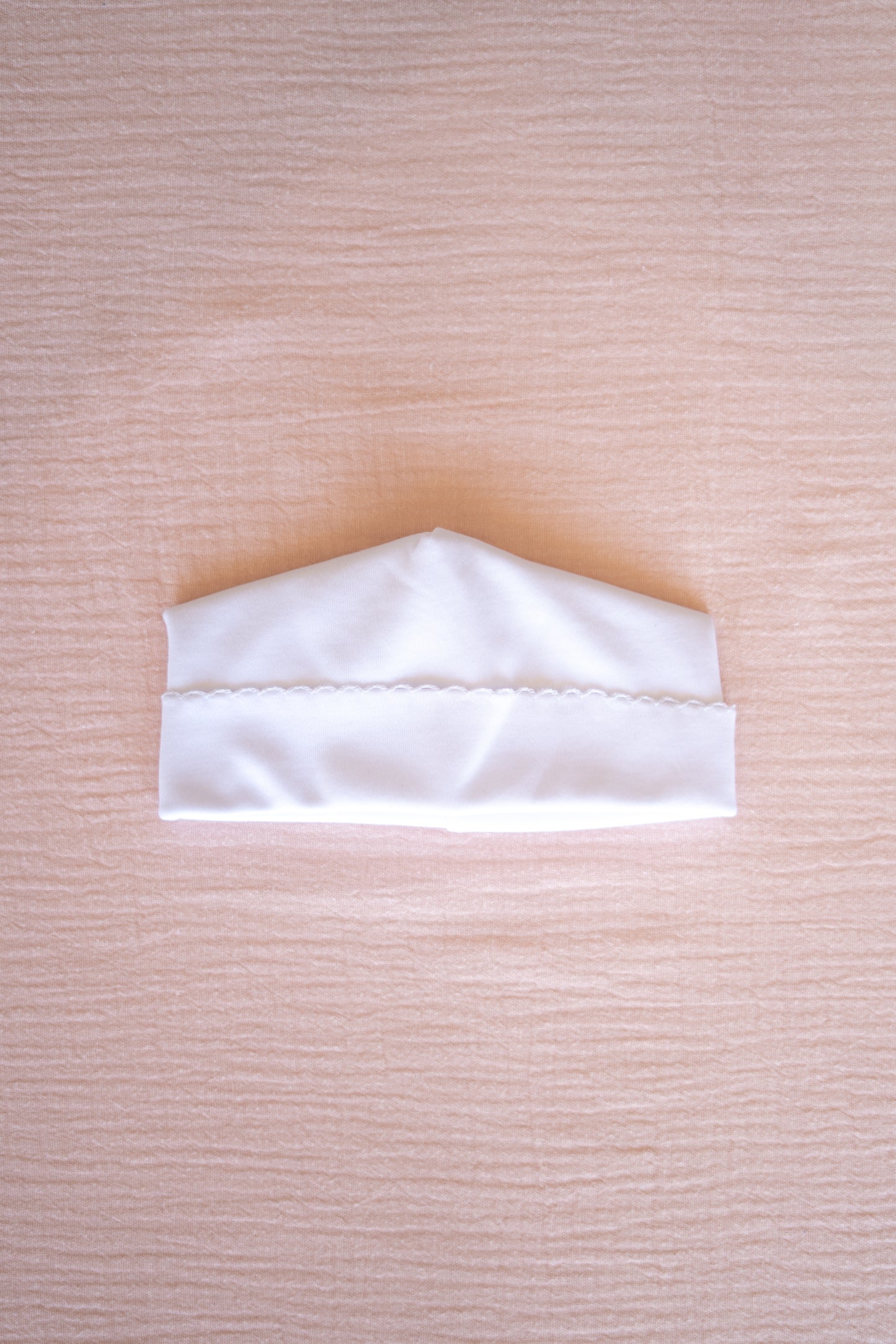 Premium Pima Cotton White Babyrow & Hat: Preemie