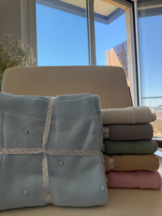 Cotton Knit Blanket
