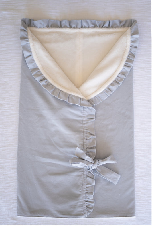 Receiving Wrap - Blue Curderoy