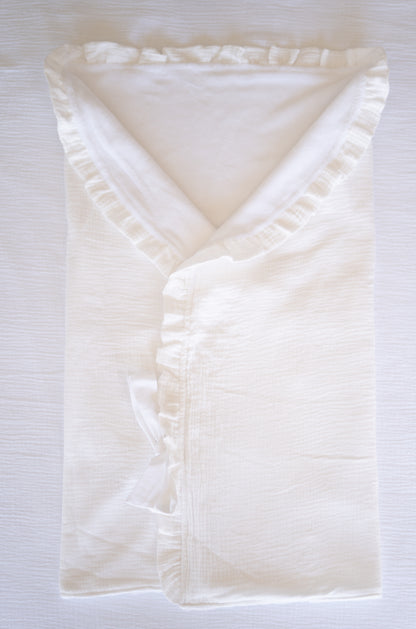 Receiving Wrap - White
