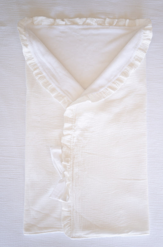 Receiving Wrap - White