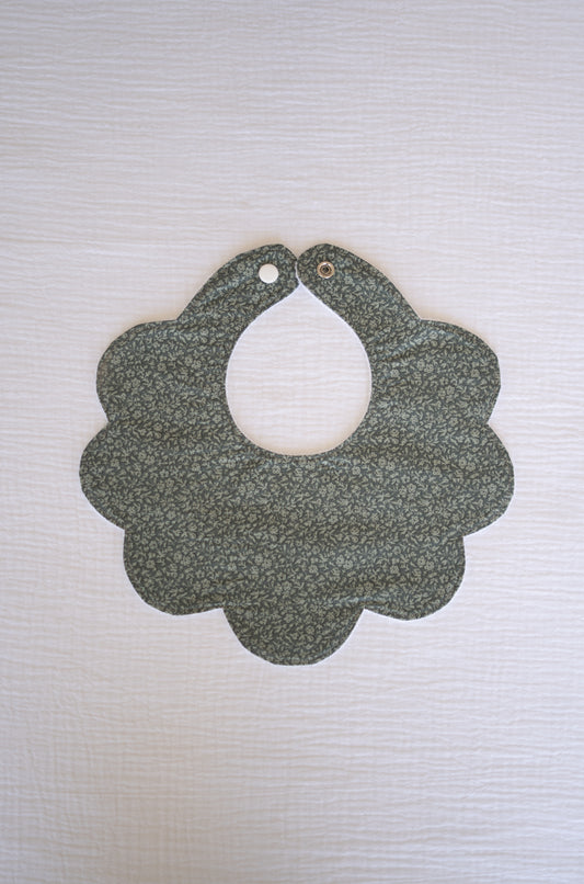 Green Leaves Tilda Baby Bib
