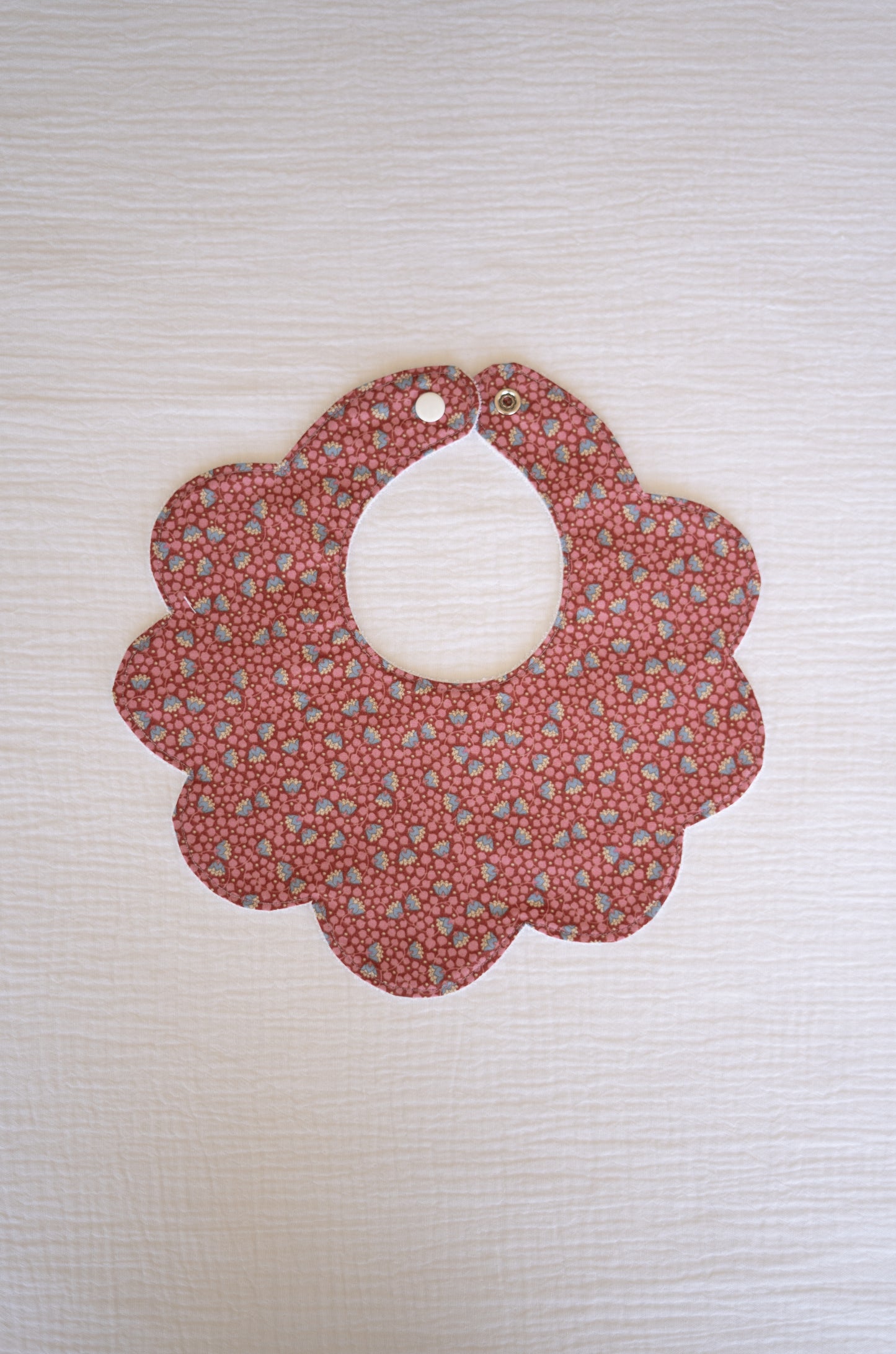 Raspberry Tilda Baby Bib
