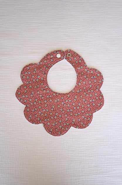 Raspberry Tilda Baby Bib