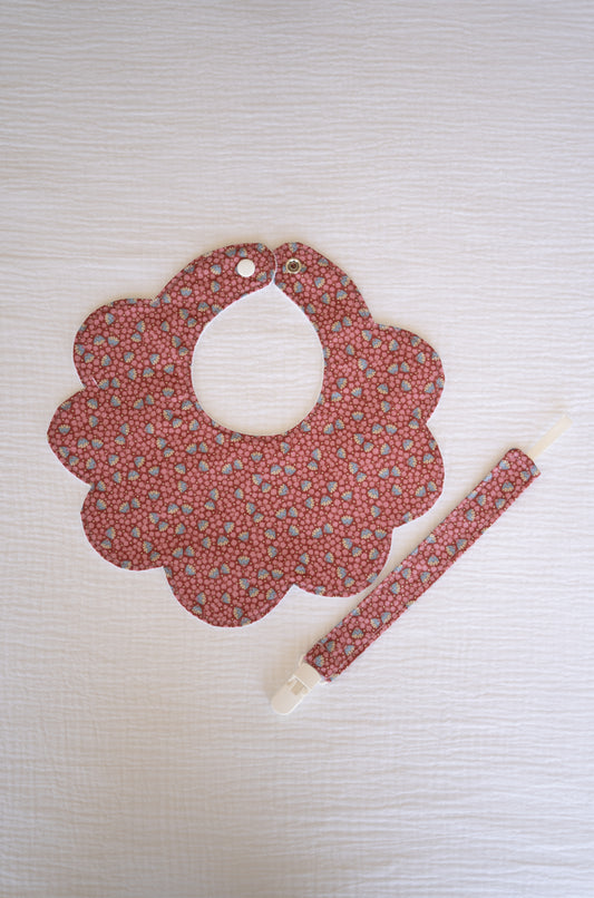 Raspberry Tilda Pacifier Holder