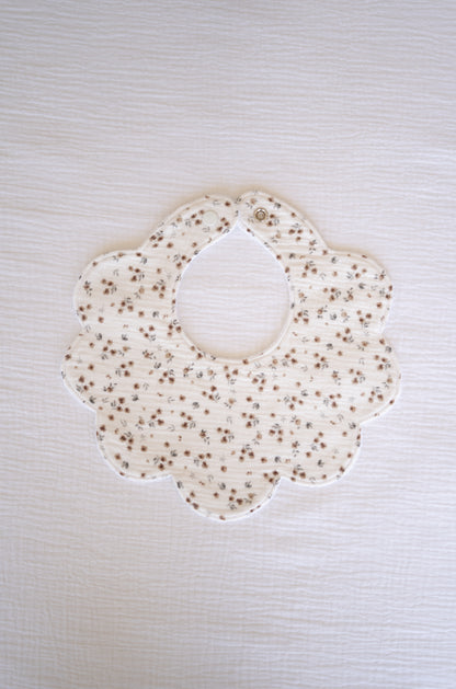 Muslin Flowers Baby Bib