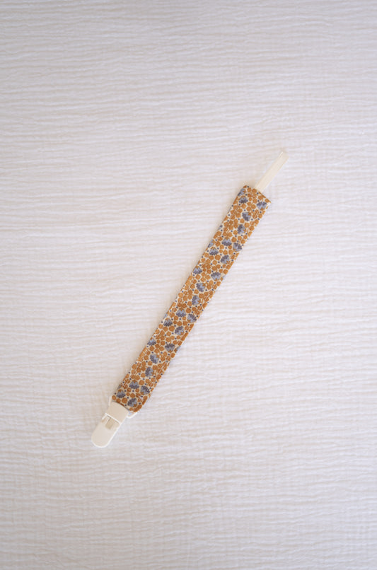 Mustard Tilda Pacifier Holder