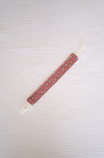 Raspberry Tilda Pacifier Holder